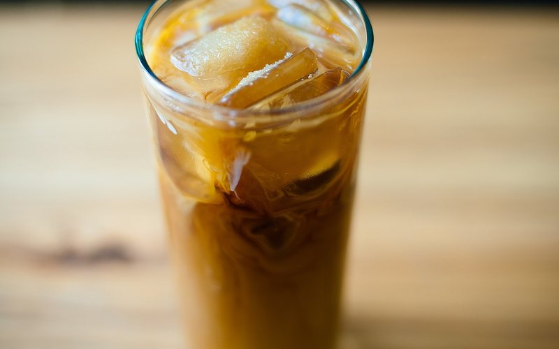 Iced Coffee and Ice