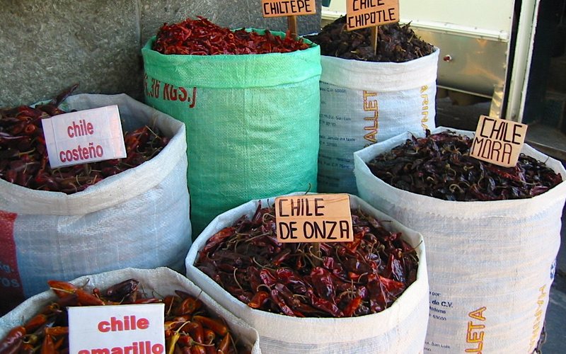 Peppers and Hot Sauce
