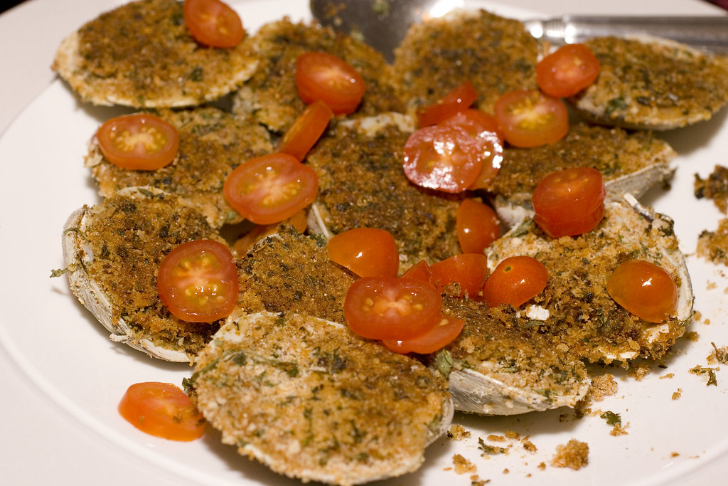 Baked Clams Oreganata