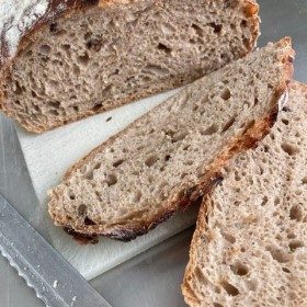 Barley Sourdough Bread (Scalded Flour)