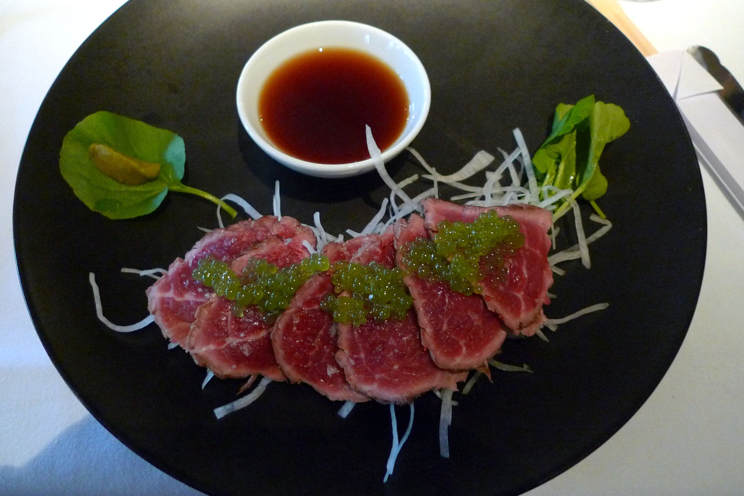 Beef Tataki with Ponzu