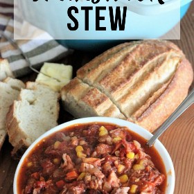 Brunswick Stew (with Brisket and Pulled Pork)