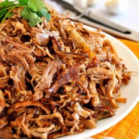 Carnitas, (Pulled Pork), Slow Cooker