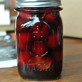 Cherries, Sweet, Pickled, Canned
