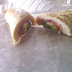 Chicken, Roulade with Ham and Asparagus
