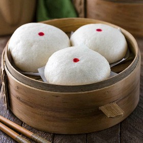 Chinese Steamed Custard Buns