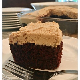 Chocolate Peanut Butter Crazy Cake