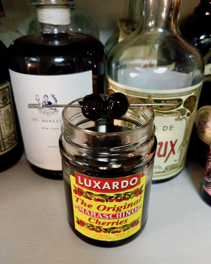 Cocktail Cherries, Bourbon-Soaked