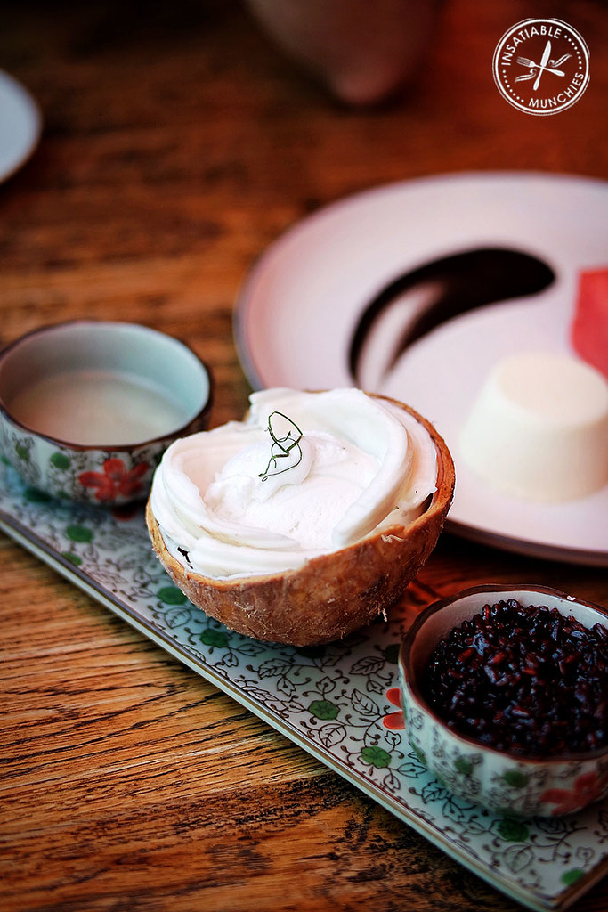 Coconut Sorbet Asian Banana Split