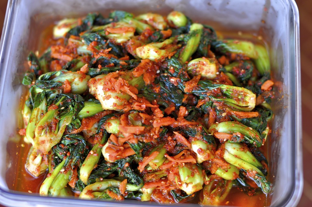 Cranberry-Teriyaki Chicken on Garlic Bok Choy