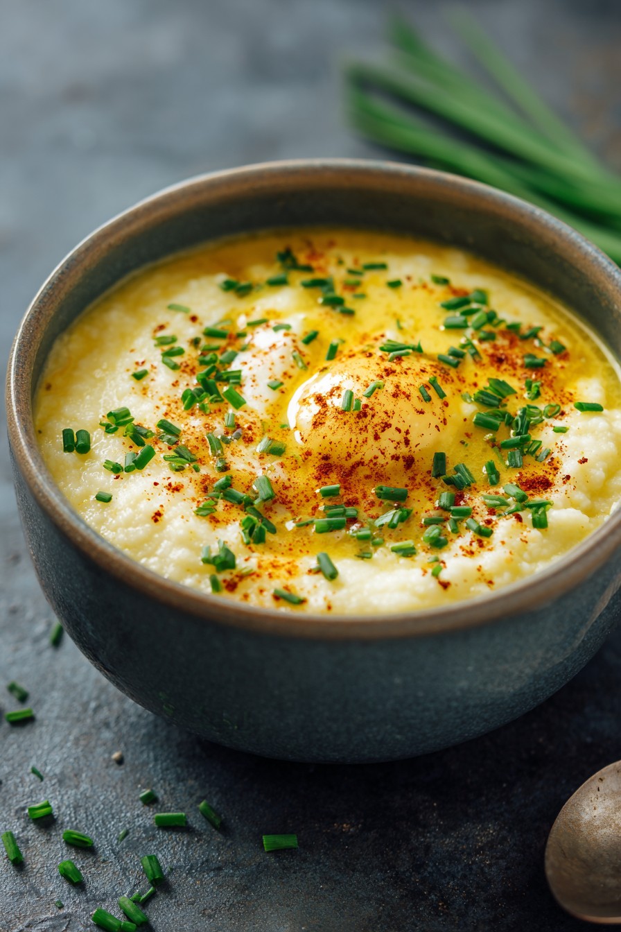Creamy Vegan Grits with BBQ Jackfruit