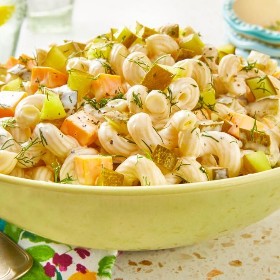 Dill Pickle Pasta Salad