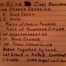 Dressing, Blue Cheese, Mom's
