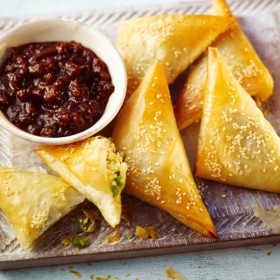 Easy Potato and Pea Samosas