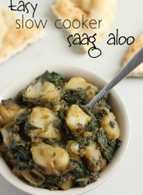 Easy Slow Cooker Saag Aloo