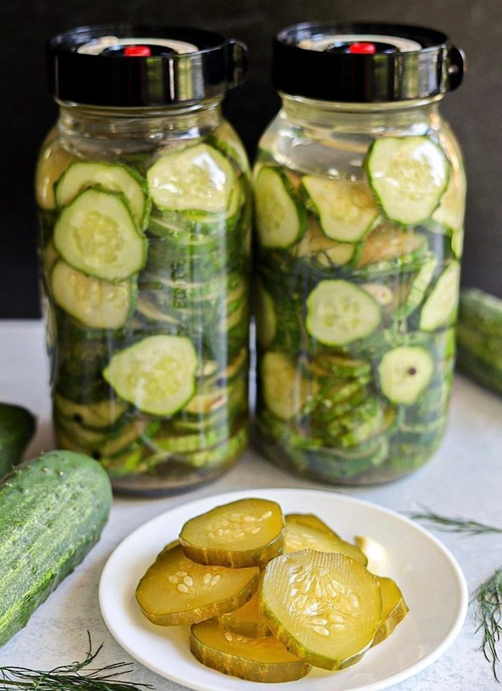 Fermented Dill Pickles, Crock