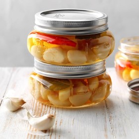 Garlic, Pickled, Spicey