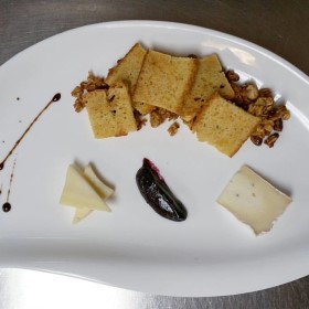 Granola with smoked honey and olive oil
