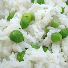 Green Pea Rice, Asparagus Rice