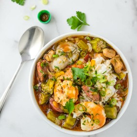 Gumbo, Seafood, Chicken and Sausage