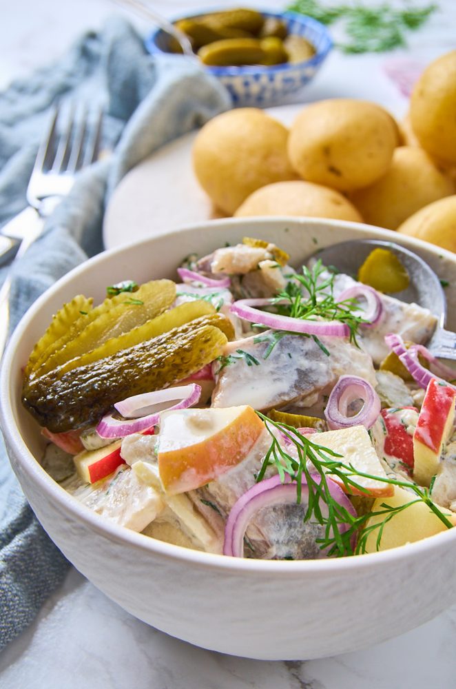 Herring, Pickled, in Cream Sauce