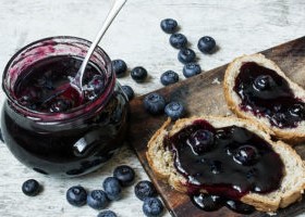 Honey-Sweetened Blueberry Jam