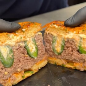 Jalapeño Popper Donut Burger