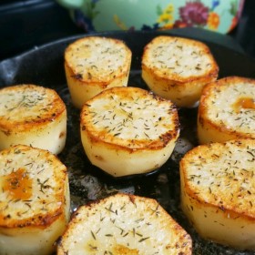 Jeff's Fondant Potatoes