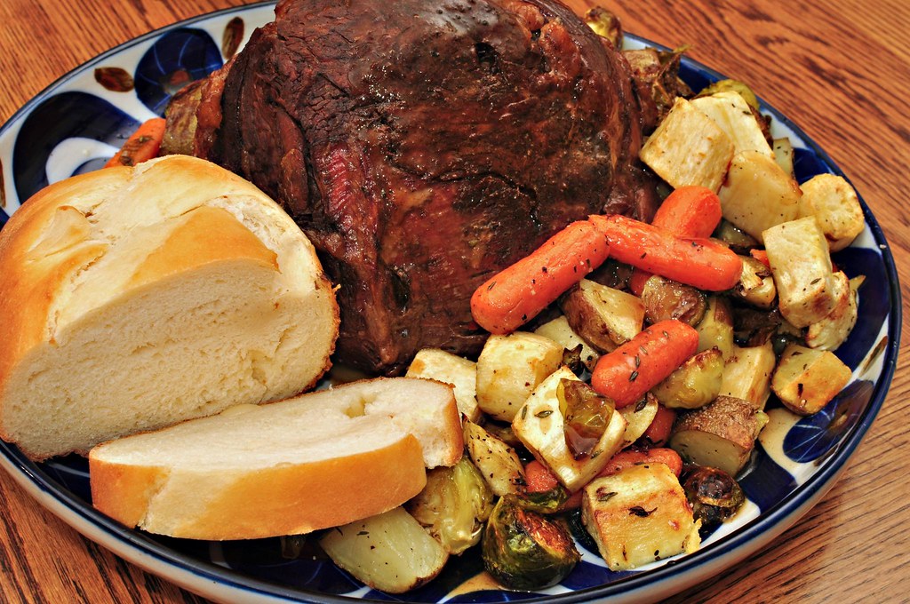Justin Wilson's Stuffed Cajun Pork Roast