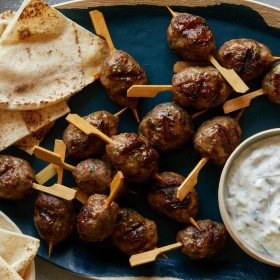 Kofta Kebabs with Tzatziki