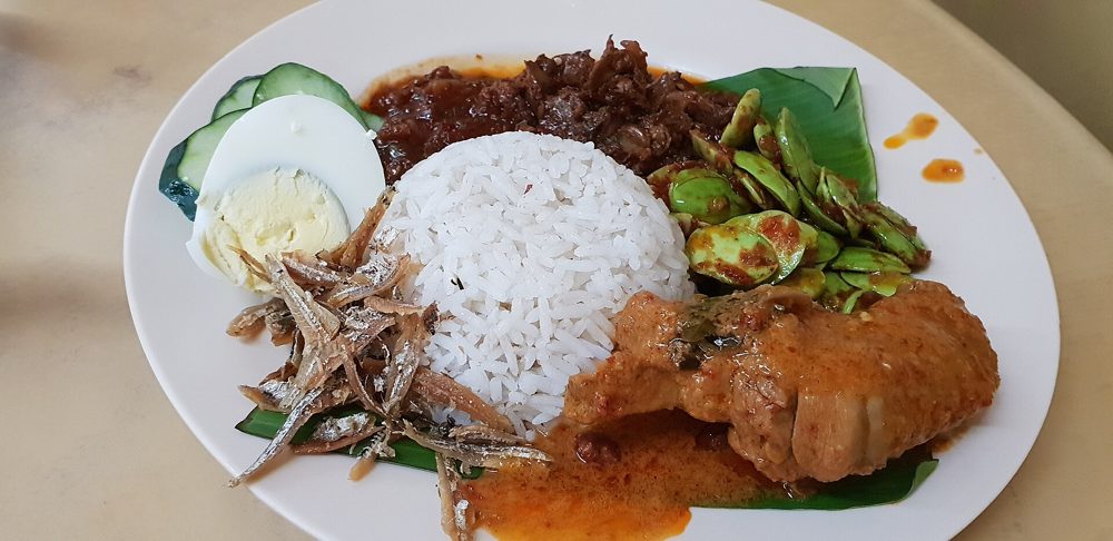 Nasi Lemak (Malaysian Coconut Rice with Sambal)