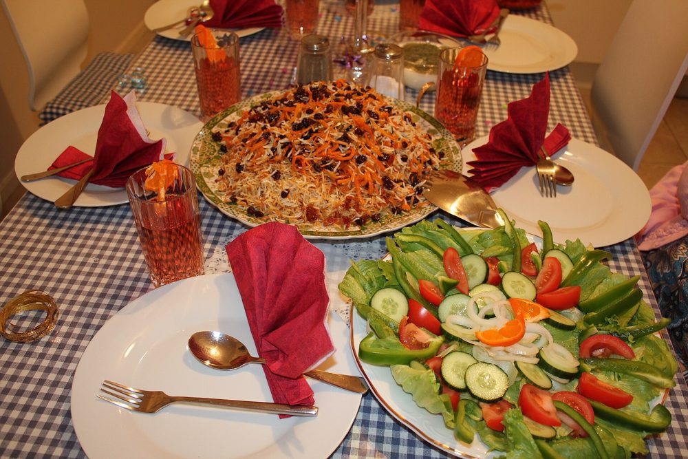 Norinj Palaw (Rice with Candied Orange Peel and Lamb)