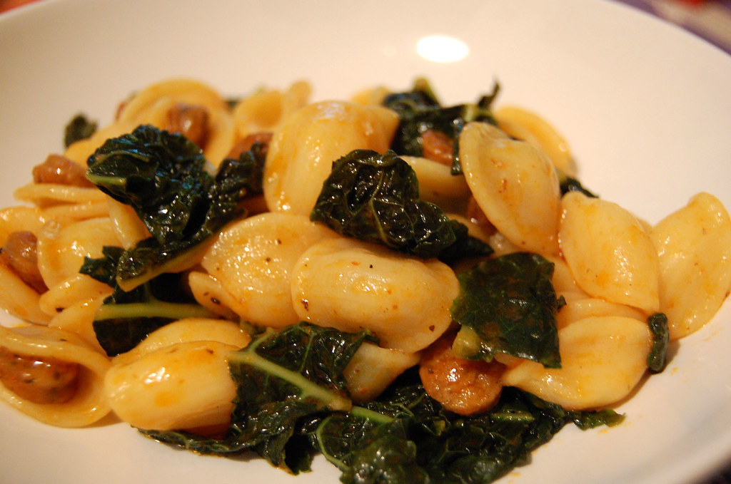 Orecchiette with Broccoli Rabe and Sausage