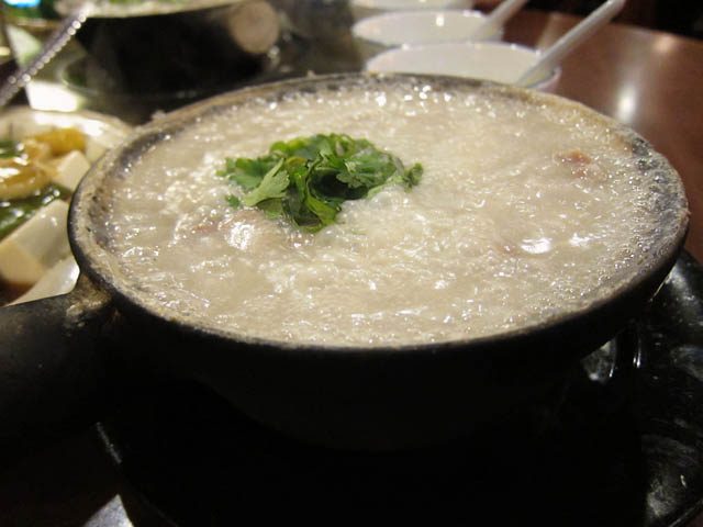 Pork and Ginger Congee (Jook)