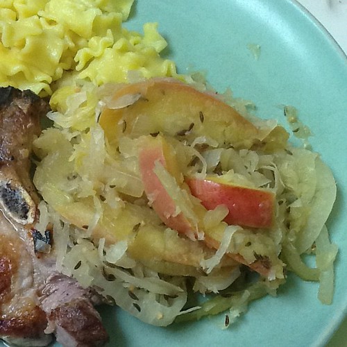 Pork Chops with Apple and Onion Gravy
