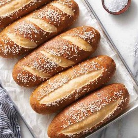 Pretzel Sandwich Buns