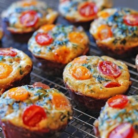 Prosciutto-Wrapped Mini Frittata Muffins