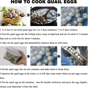 Quail Eggs, Boil, and Peel
