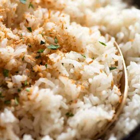Restaurant Style Coconut Rice (Coconut Milk)