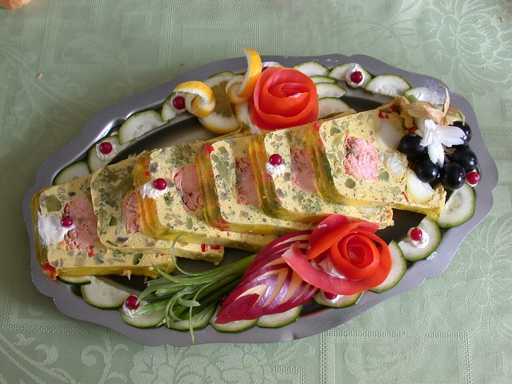 Salmon and Whiting Terrine
