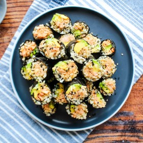 Salmon Seaweed Rolls (Onigiri Rolls)