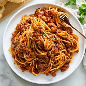 Sauce, Spaghetti, Meat, Jeff's