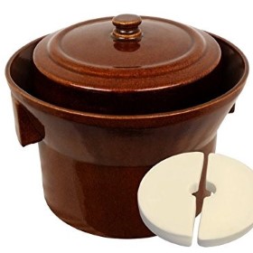 Sauerkraut in a Crock