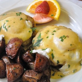 Seafood Eggs Benedict