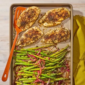 Sheet-Pan Balsamic Chicken & Asparagus