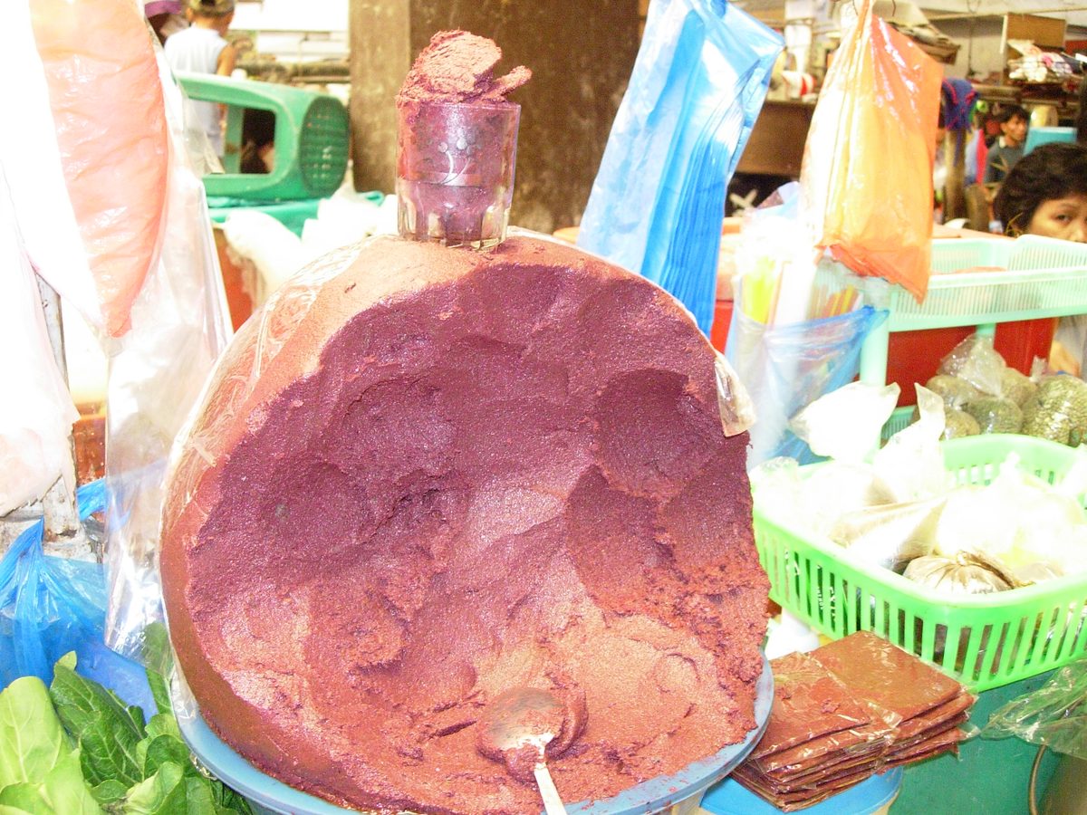 Shrimp Paste — In use