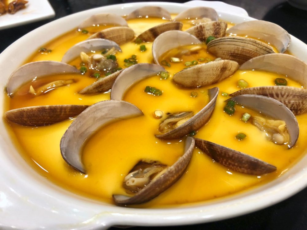 Steamed Egg with Clams