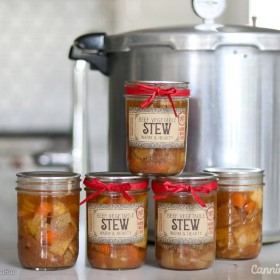 Stew, Beef or Venison with Vegetables, Canned