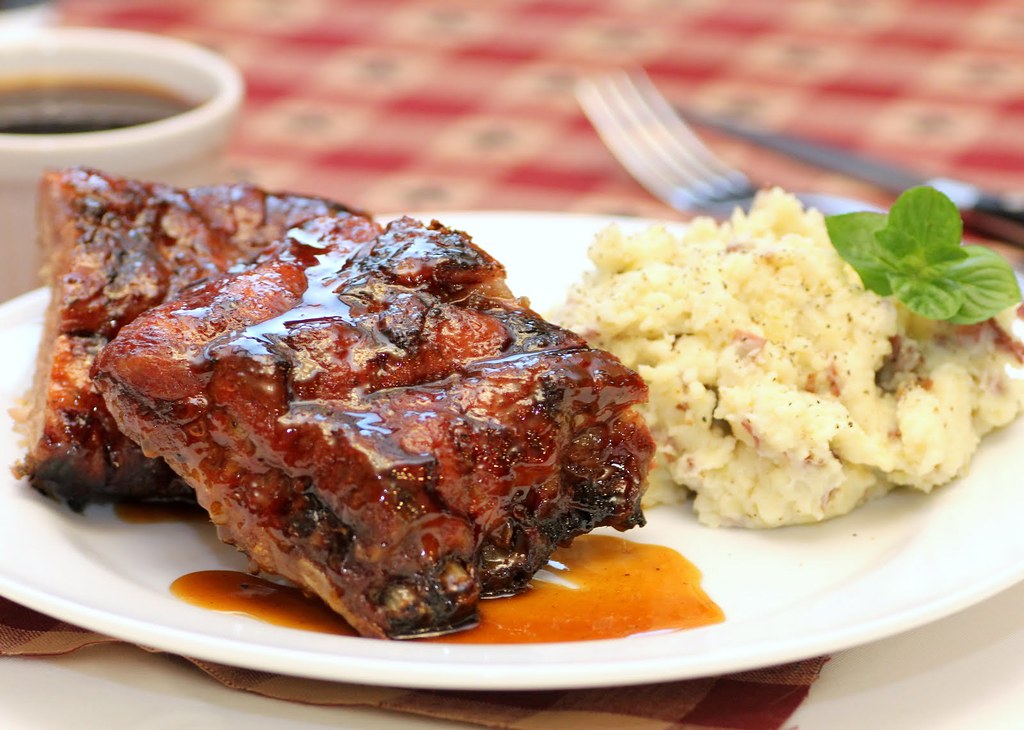 Sticky Beer-and-Soy Glazed Ribs