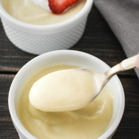 The BEST Dairy-Free Vanilla Pudding